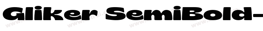 Gliker SemiBold字体转换